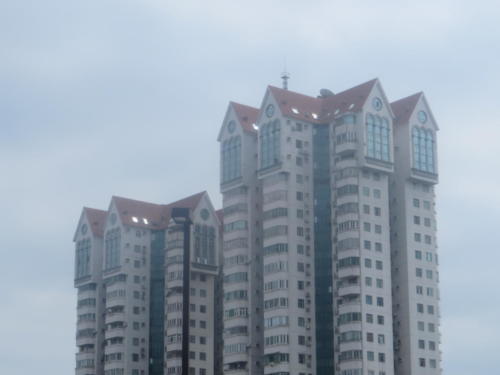 China Guangdong Sheng Dachhäuser
