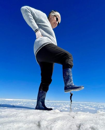 Perspektivverschiebung | Salar  de Uyuni-
